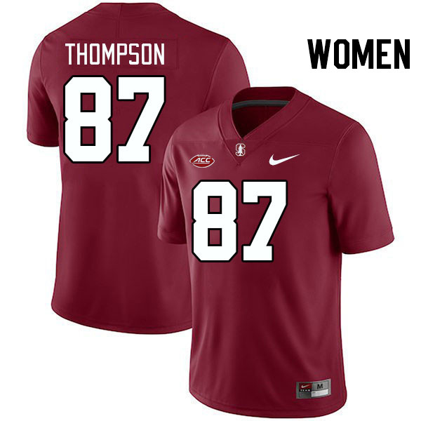 Women #87 Jason Thompson Stanford Cardinal 2024 ACC Conference College Football Jerseys Stitched-Car